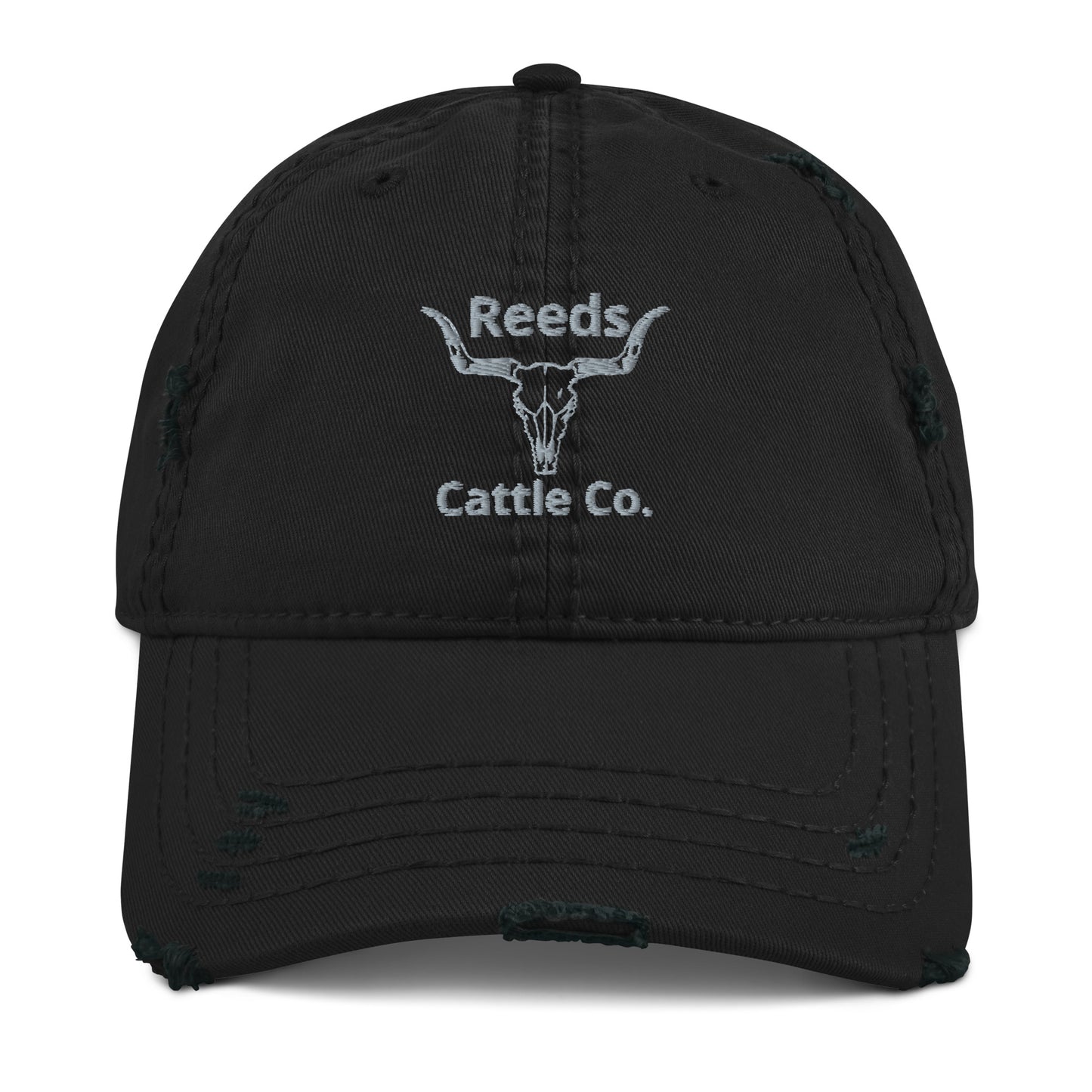 Distressed Embroidered Hat