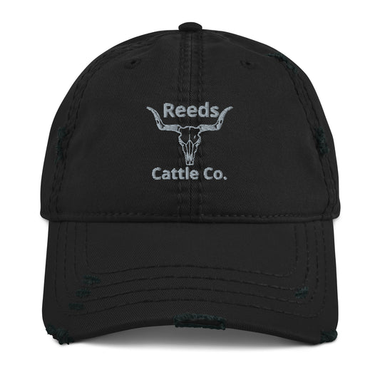 Distressed Embroidered Hat