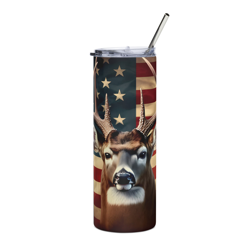 Old Glory Stainless steel tumbler