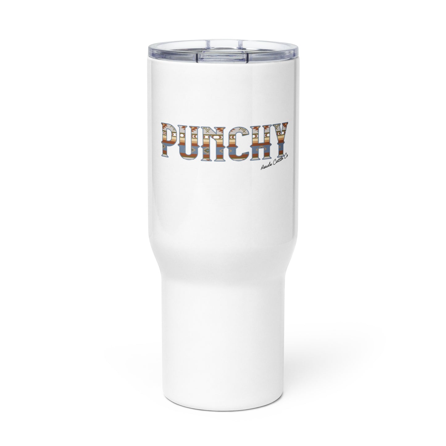 Punchy Travel mug with a handle