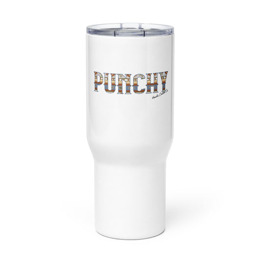 Punchy Travel mug with a handle