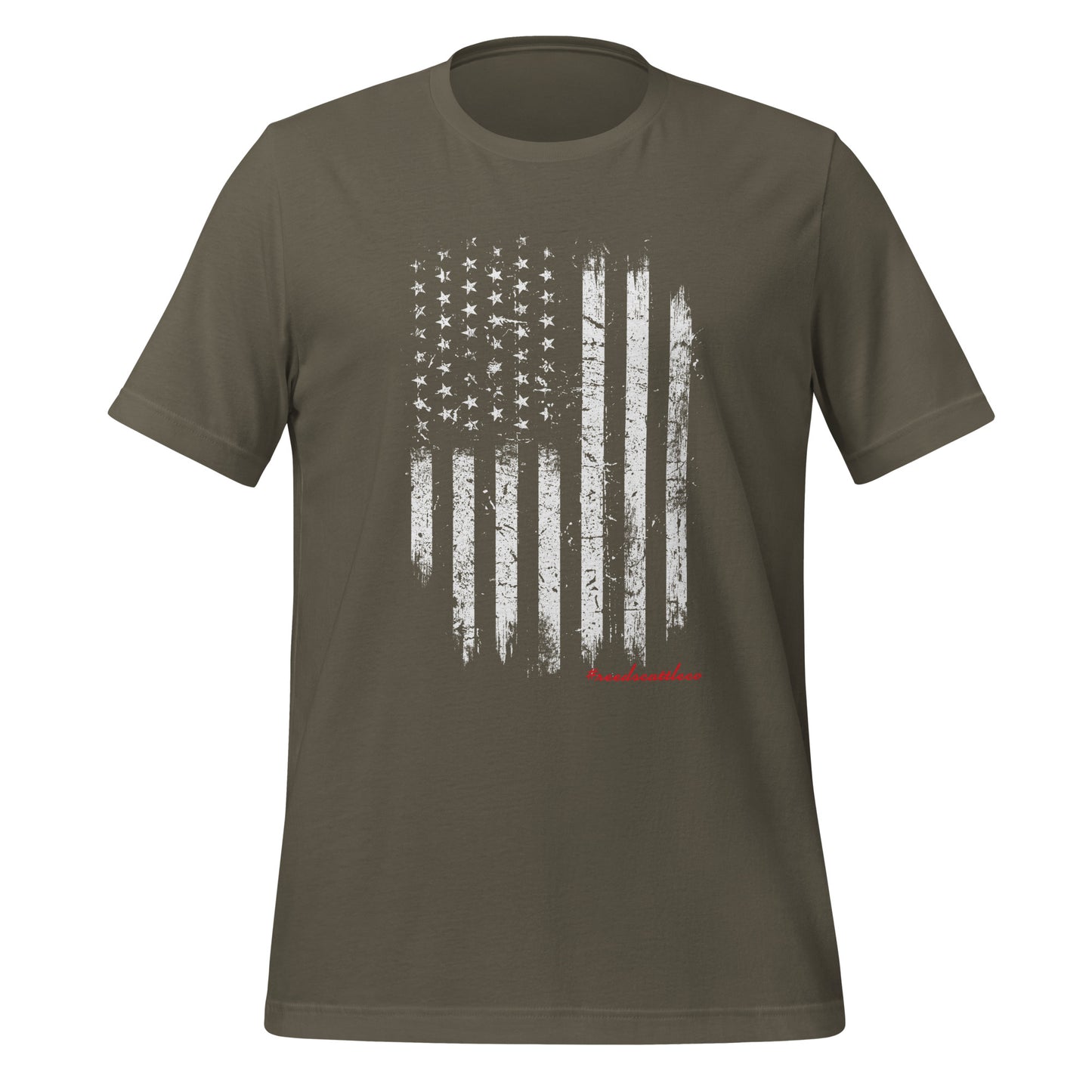 Distressed Flag Tee