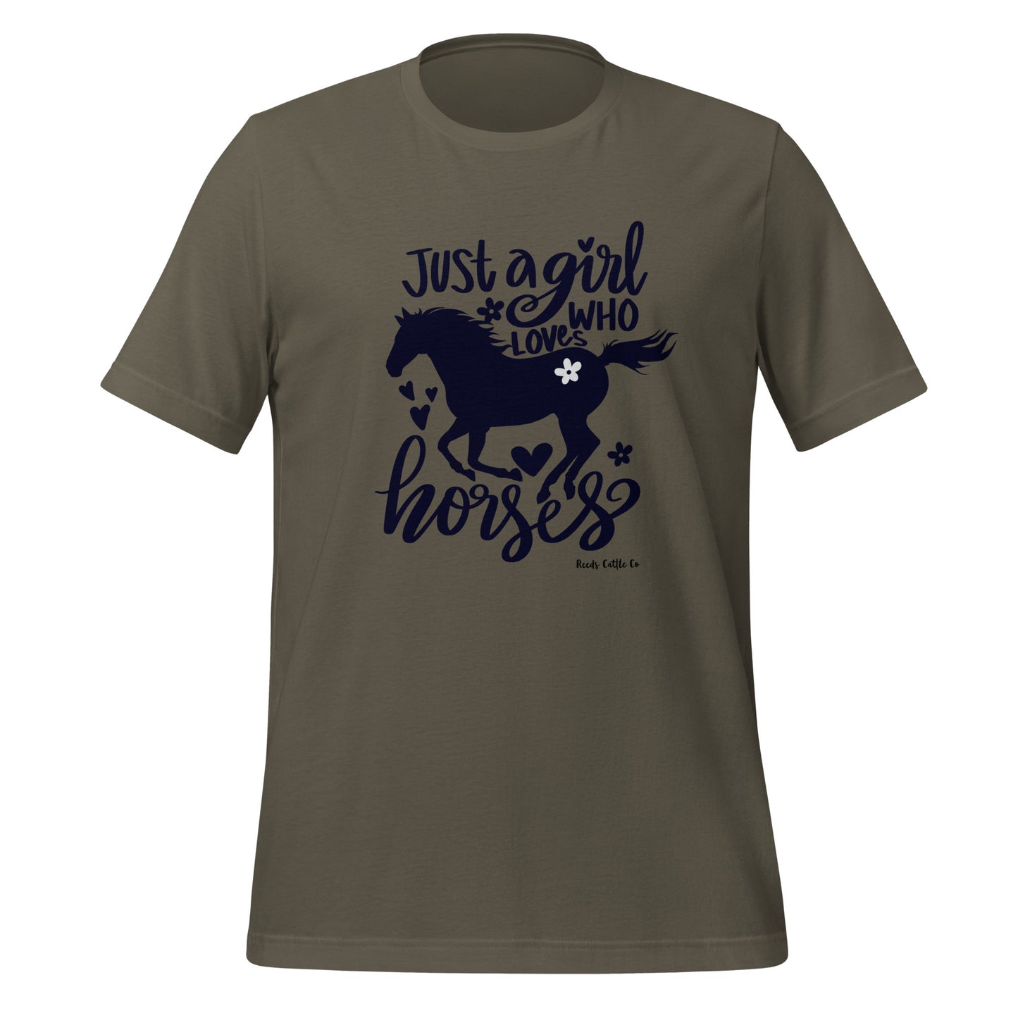 Just a Girl Who Loves Horses Tee