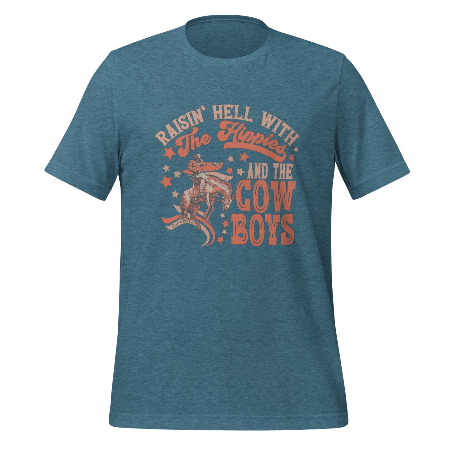 Raisin' Hell With the Hippies and the Cowboys Tee