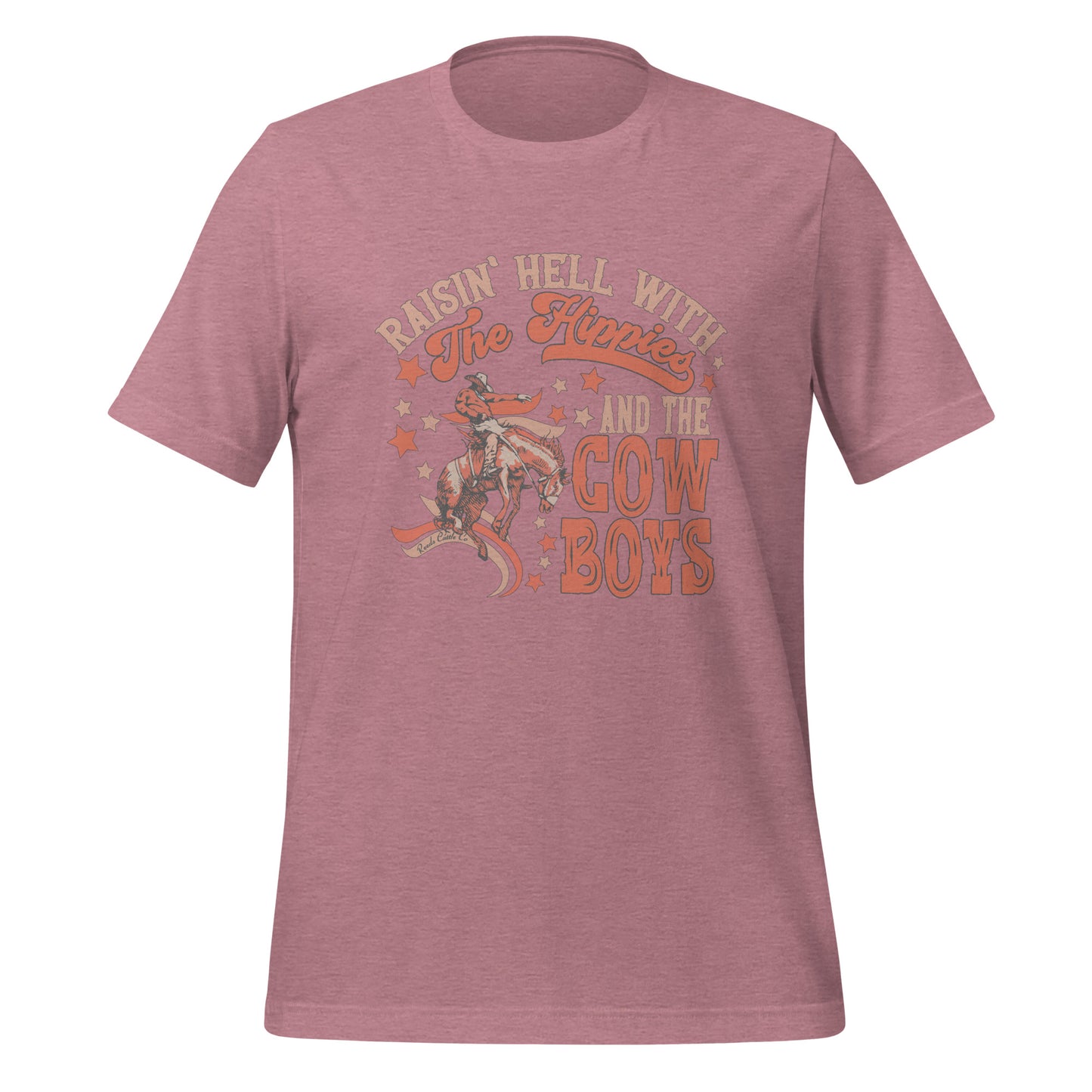 Raisin' Hell With the Hippies and the Cowboys Tee