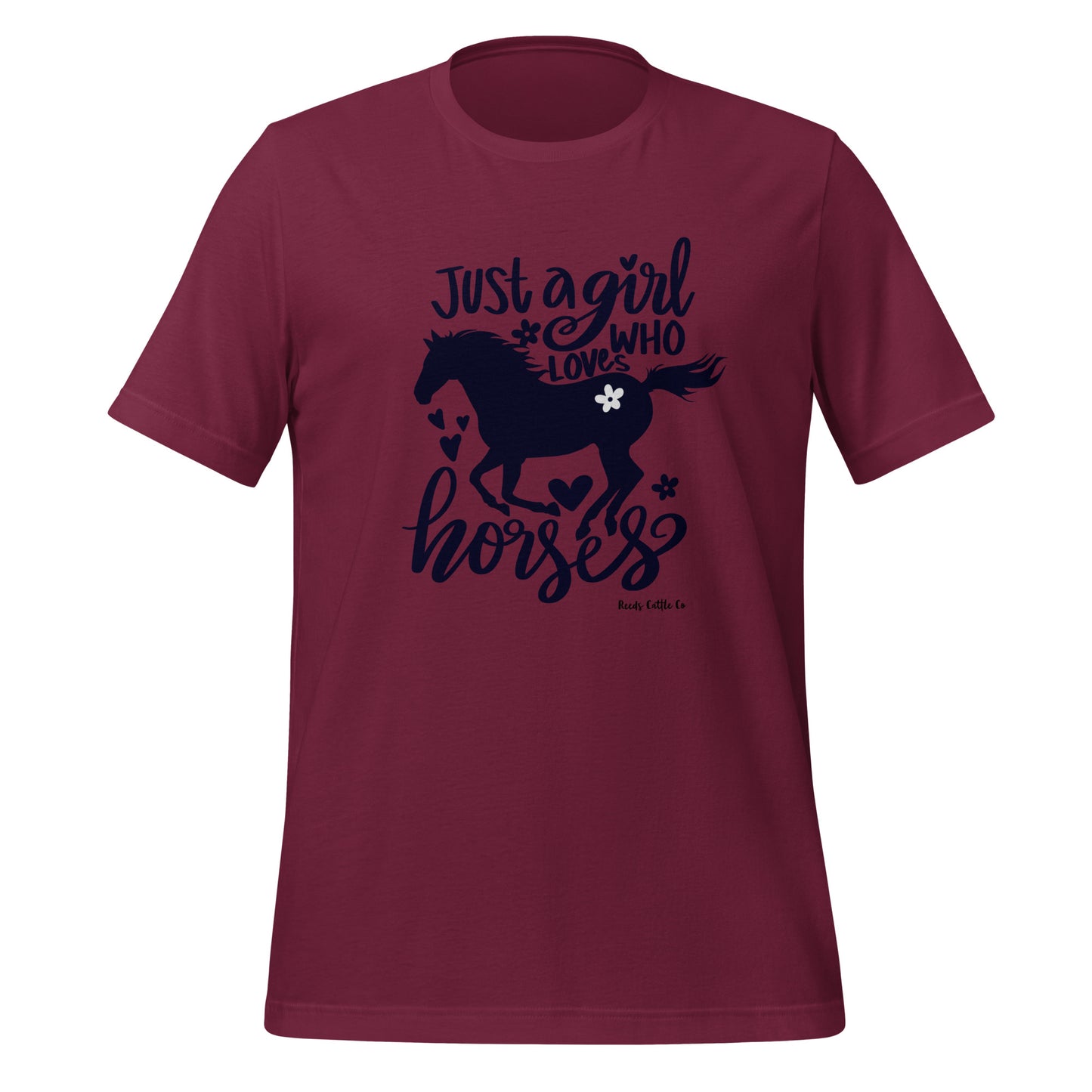 Just a Girl Who Loves Horses Tee