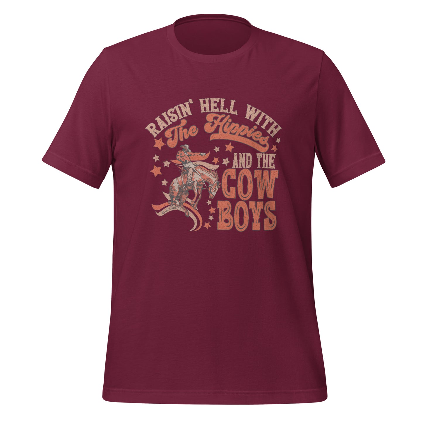 Raisin' Hell With the Hippies and the Cowboys Tee