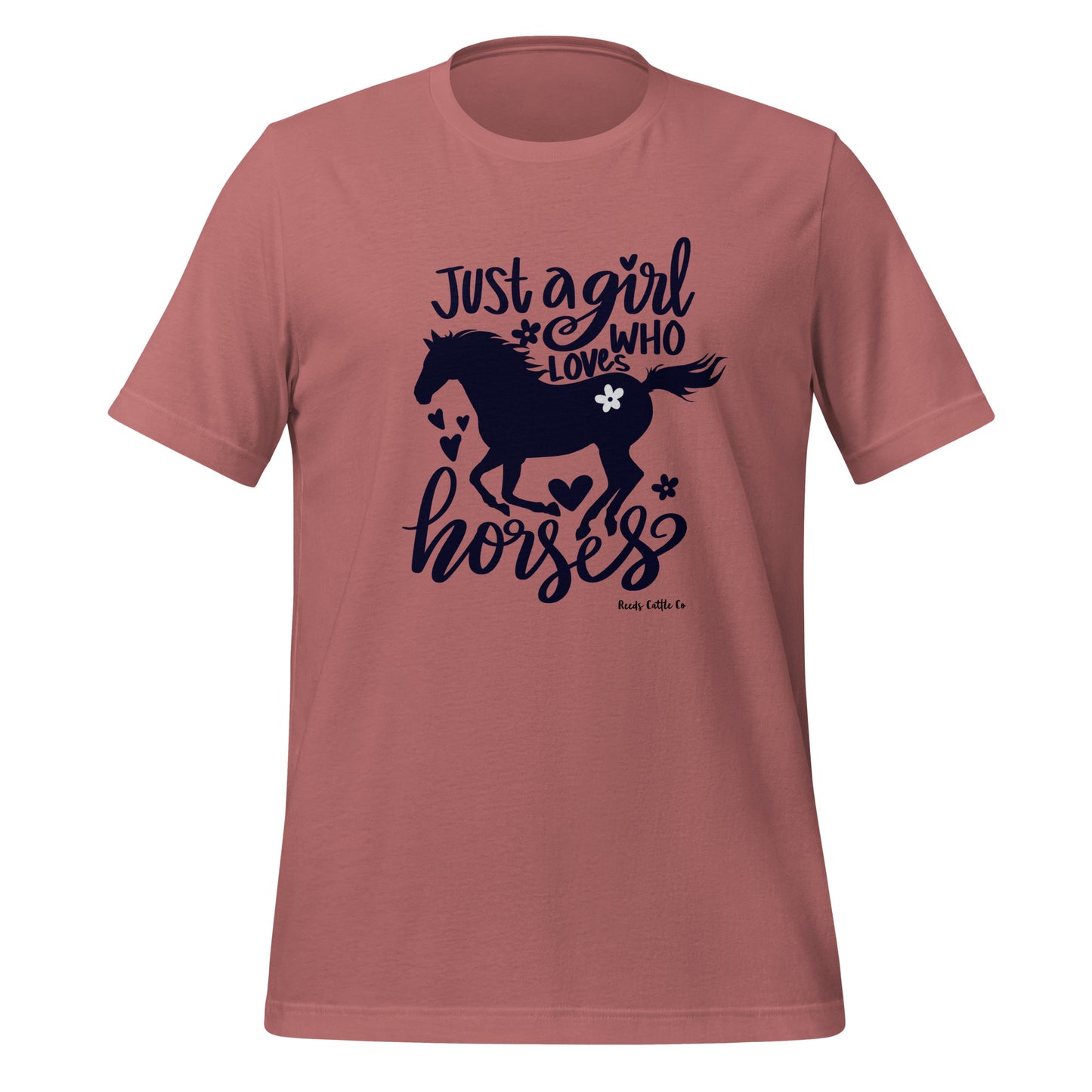 Just a Girl Who Loves Horses Tee