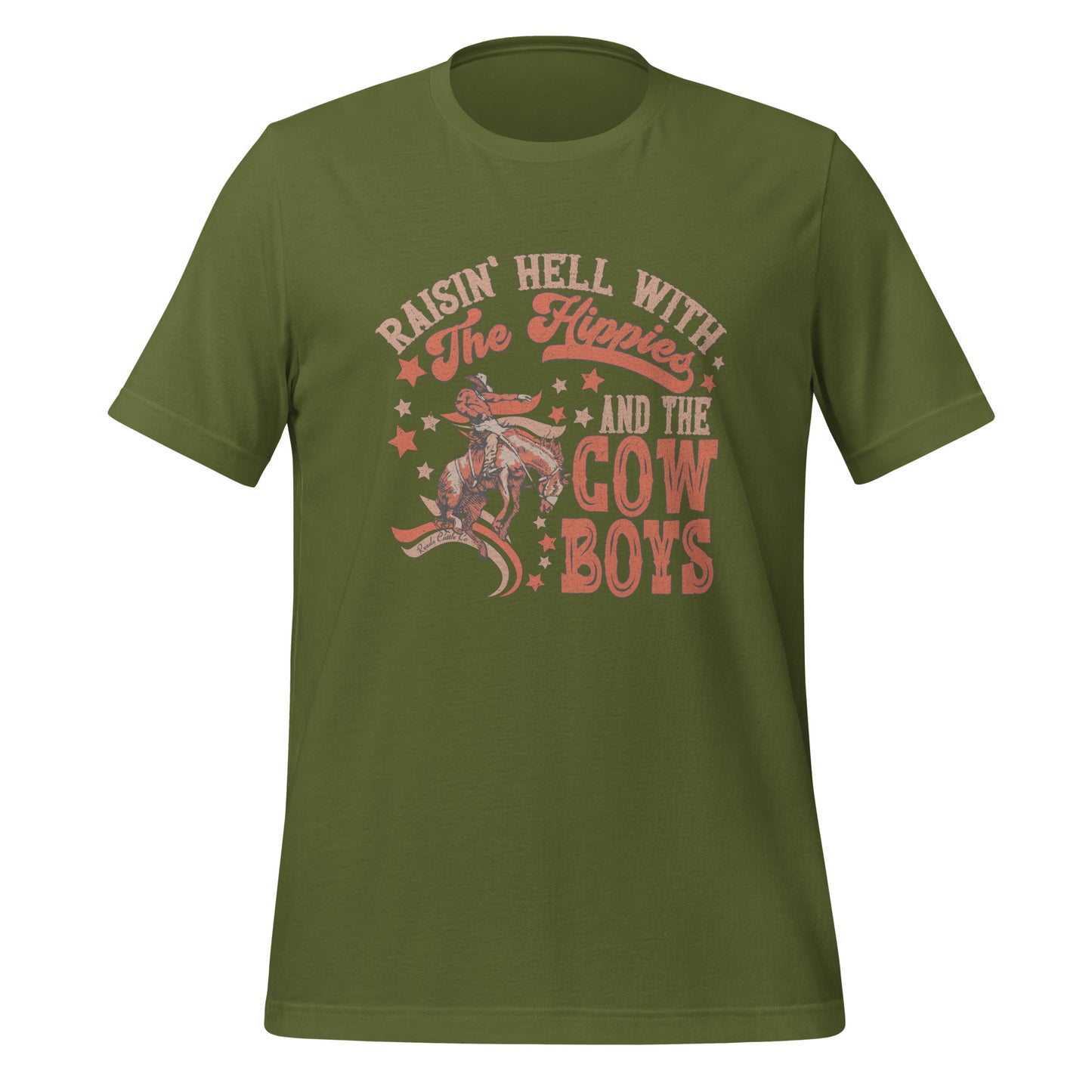 Raisin' Hell With the Hippies and the Cowboys Tee