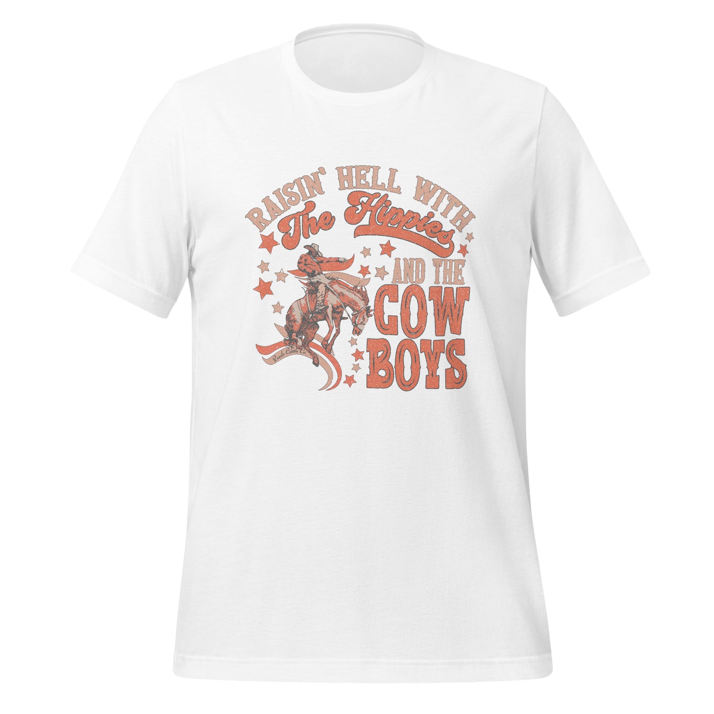 Raisin' Hell With the Hippies and the Cowboys Tee