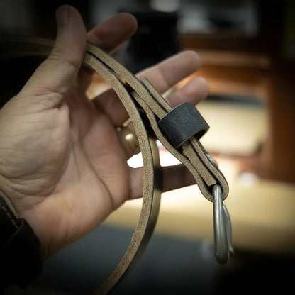 Men's Leather Belt - Black