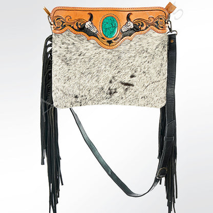 American Darling Clutch Hand Tooled Saddle Blanket Fabric Genuine Leather Western Women Bag Handbag Purse | Purses for Cute