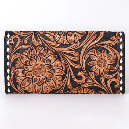 American Darling Wallet Hand Tooled Genuine Leather Women Bag Western Handbag Purse | Womens Handbags |Leather for Summer