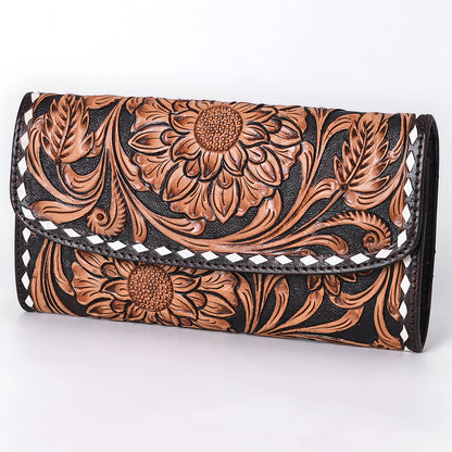 American Darling Wallet Hand Tooled Genuine Leather Women Bag Western Handbag Purse | Womens Handbags |Leather for Summer