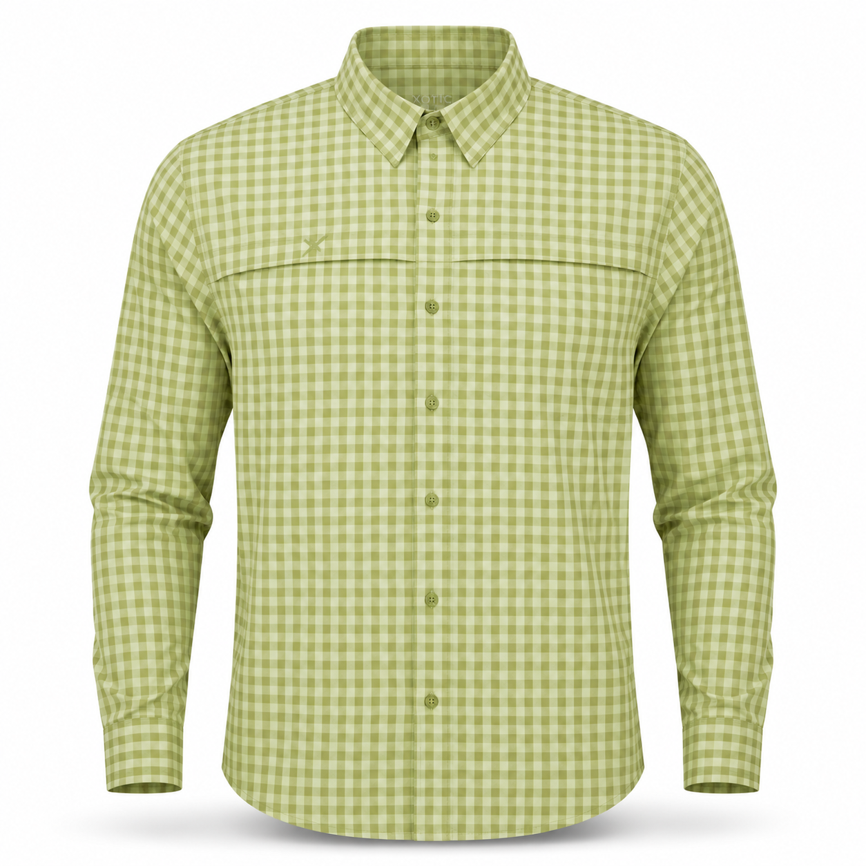 Long Sleeve Patterned Lifestyle Button Down w/ REPEL-X