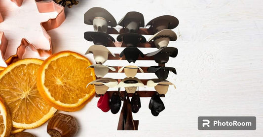 15 Cowboy Hat Rack | Cowboy Hat Holder |  Rustic Western Hat Display | Handcrafted Wooden Organizer | Space-Saving Home Decor | Made in USA