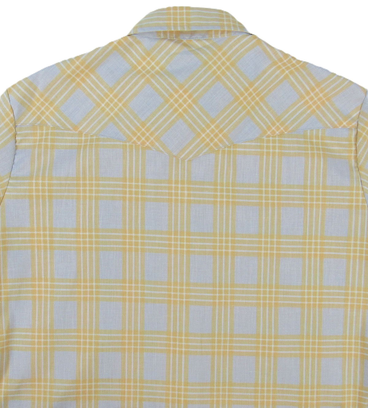 Feather Plaids - Gray & Yellow - Short Sleeve - Casual Fit