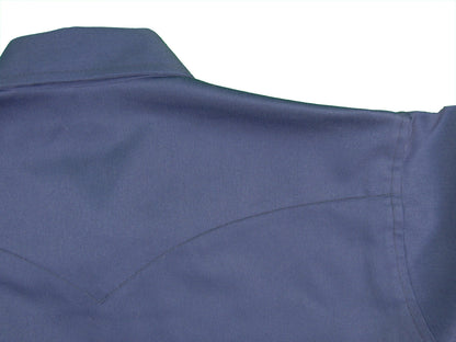Flying R Ranchwear - Prairie Twill Work Shirt - Navy Twill - Long Sleeve