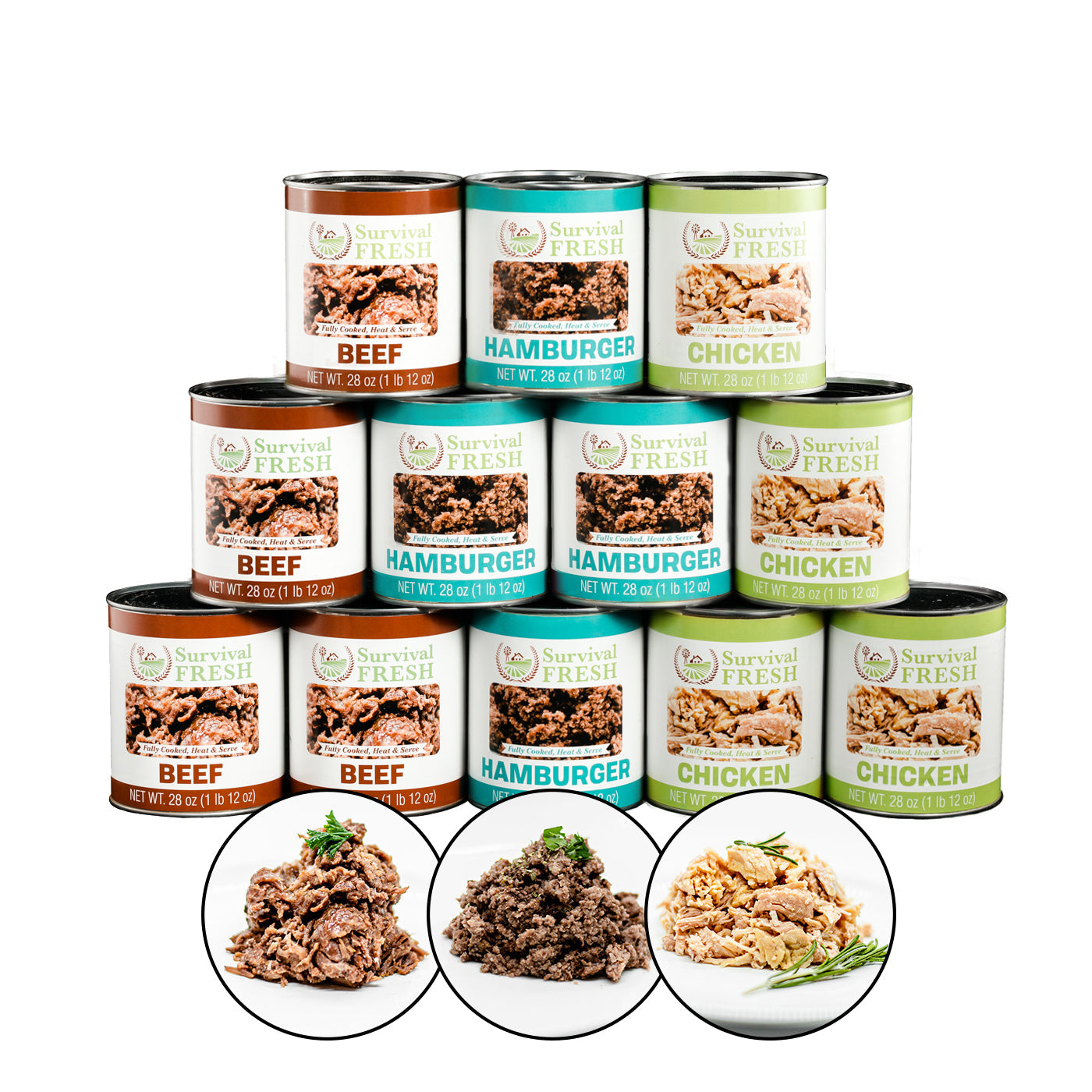 3 Protein Mixed Canned Meat