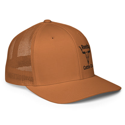 Embroidered Closed-back (flex-fit) trucker cap