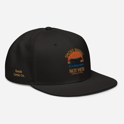 Smoke Brisket, Not Meth - Flat Visor Hat