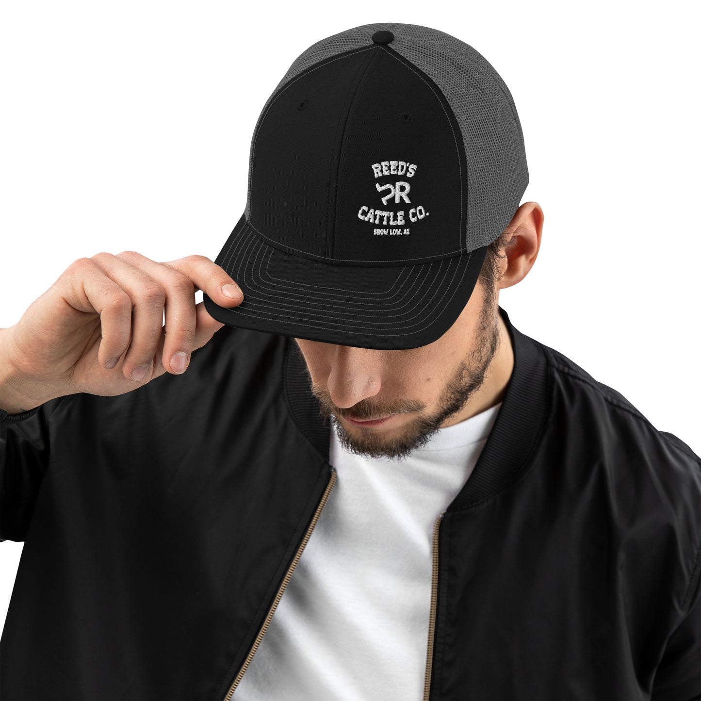 Hat - Embroidered Reeds Cattle Co Trucker Hat