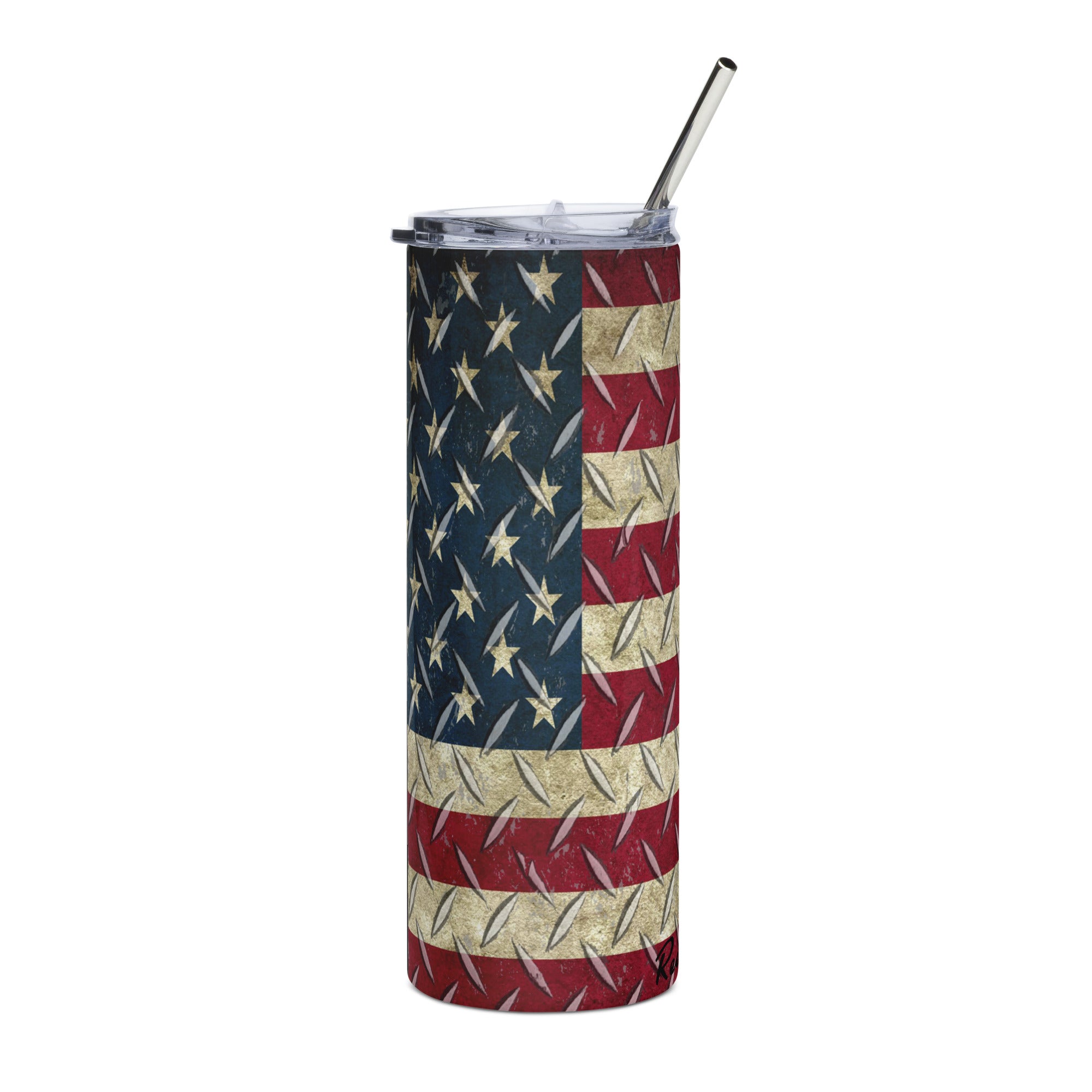 Diamond Plate American Dream tumbler