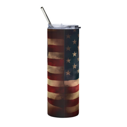 Old Glory Stainless steel tumbler