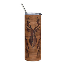 Load image into Gallery viewer, Woodcarving Hunter Stainless steel tumbler
