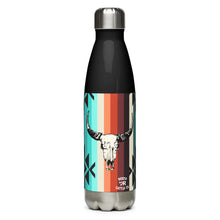 Load image into Gallery viewer, Southwestern stainless steel water bottle
