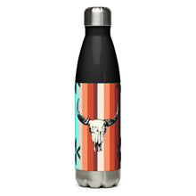 Load image into Gallery viewer, Southwestern stainless steel water bottle
