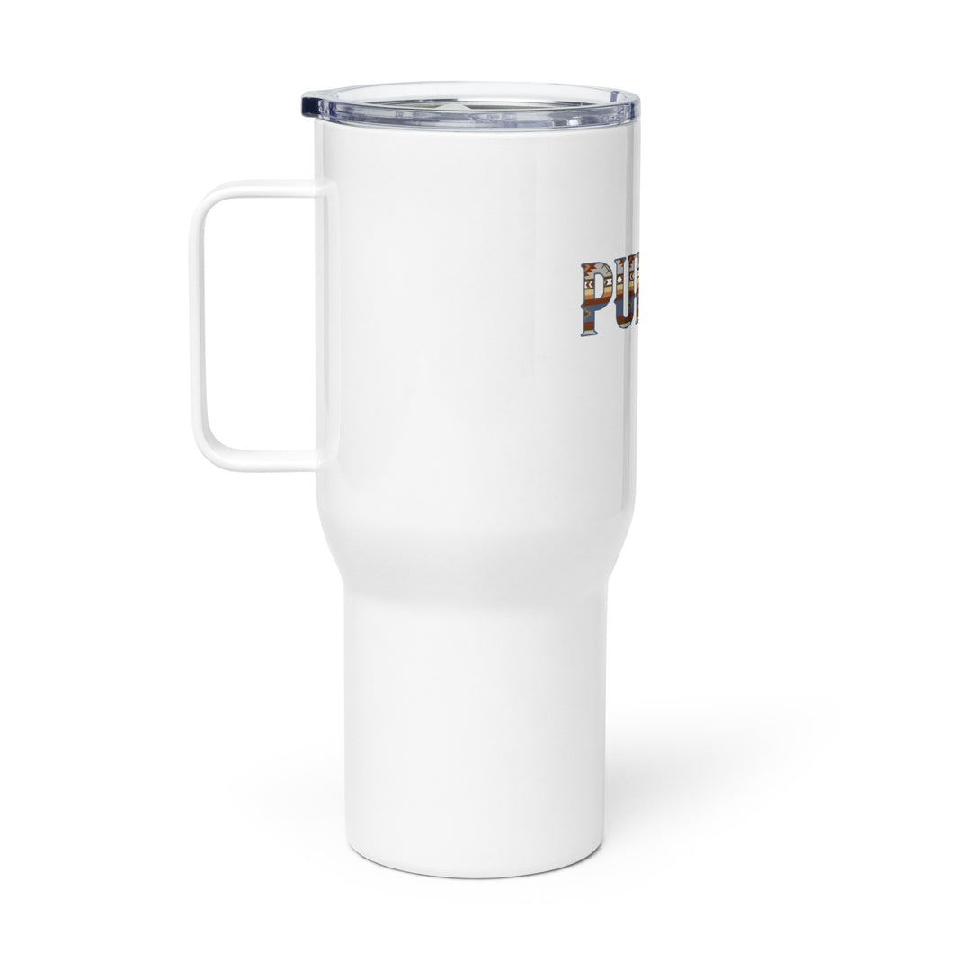 Punchy Travel mug with a handle