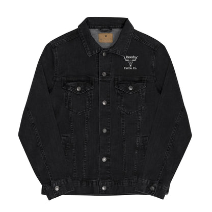 Branded denim jacket