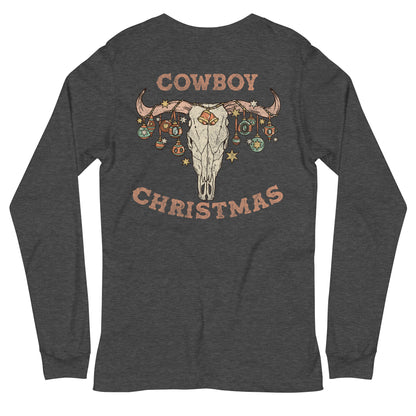 Cowboy Christmas Long Sleeve Tee