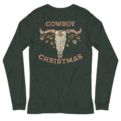 Cowboy Christmas Long Sleeve Tee