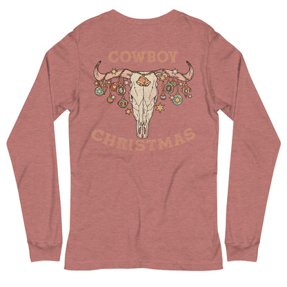 Cowboy Christmas Long Sleeve Tee