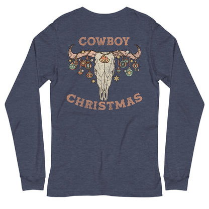Cowboy Christmas Long Sleeve Tee