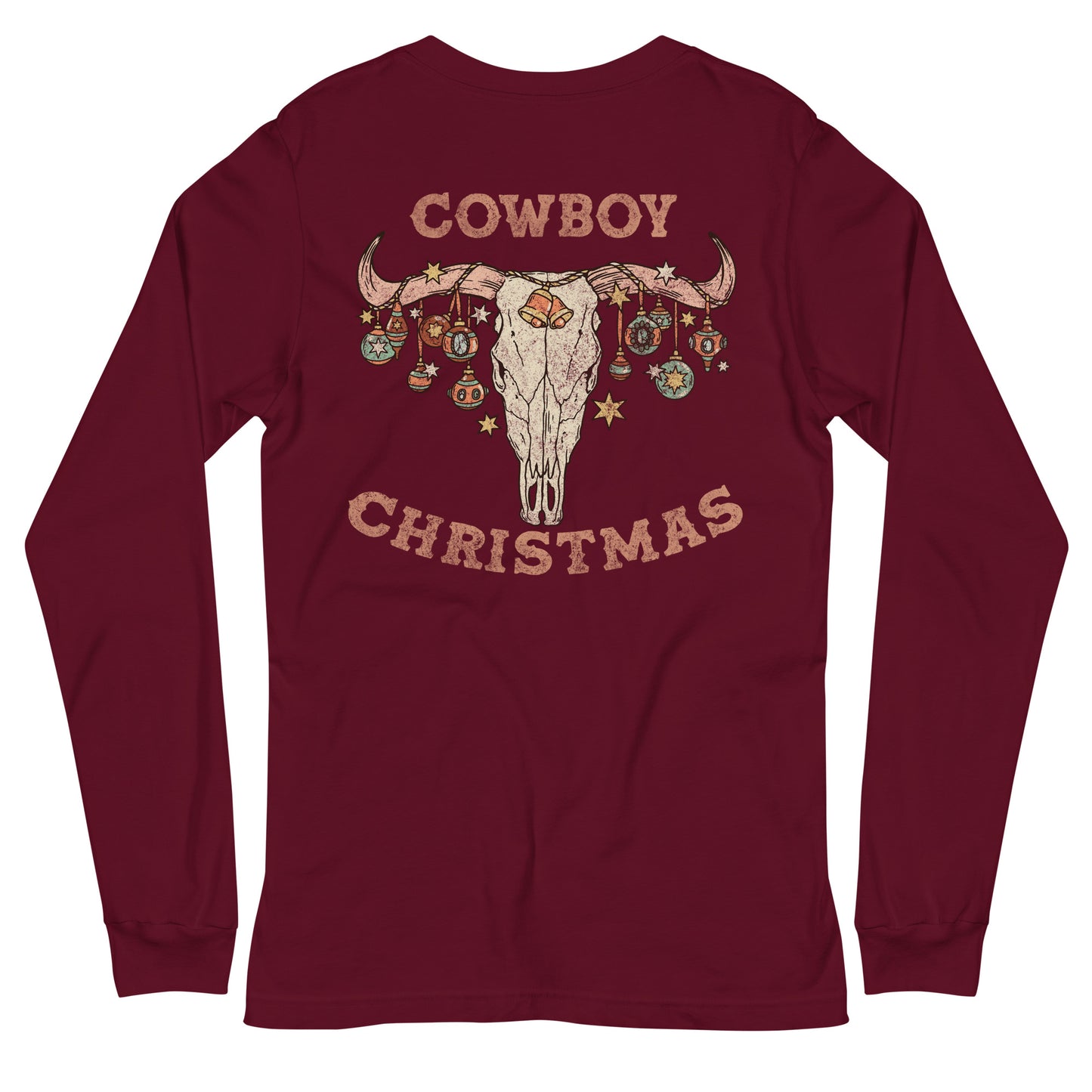 Cowboy Christmas Long Sleeve Tee