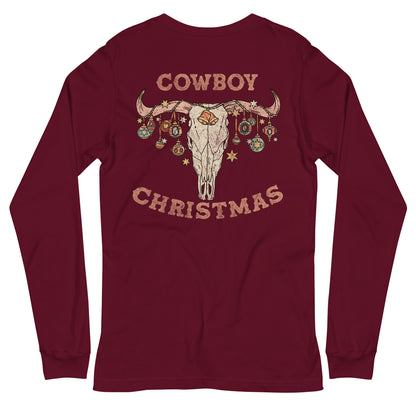 Cowboy Christmas Long Sleeve Tee