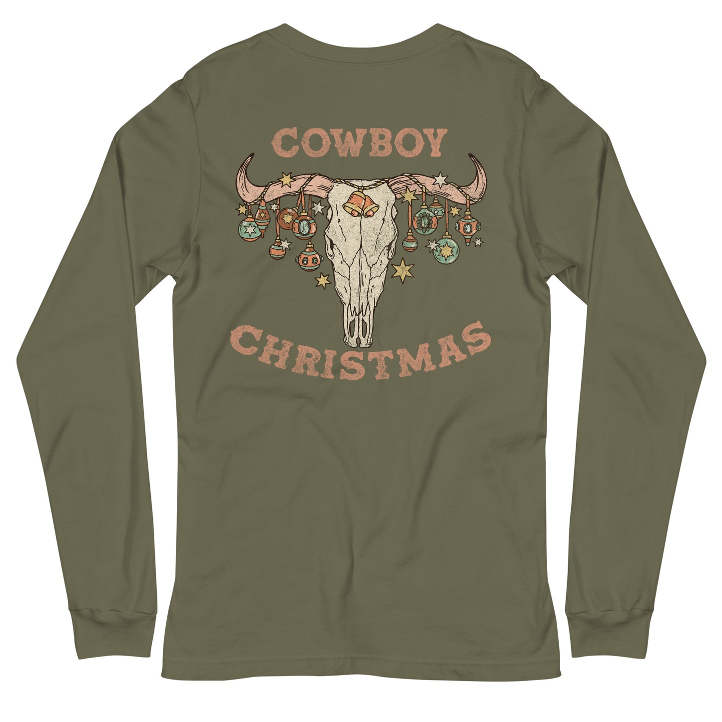 Cowboy Christmas Long Sleeve Tee