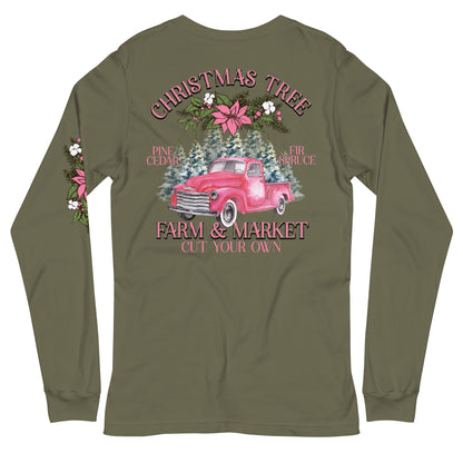 Christmas Tree Farm and Market Long Sleeve Tee