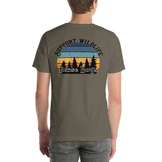 Support Wildlife: Raise Boys Tee