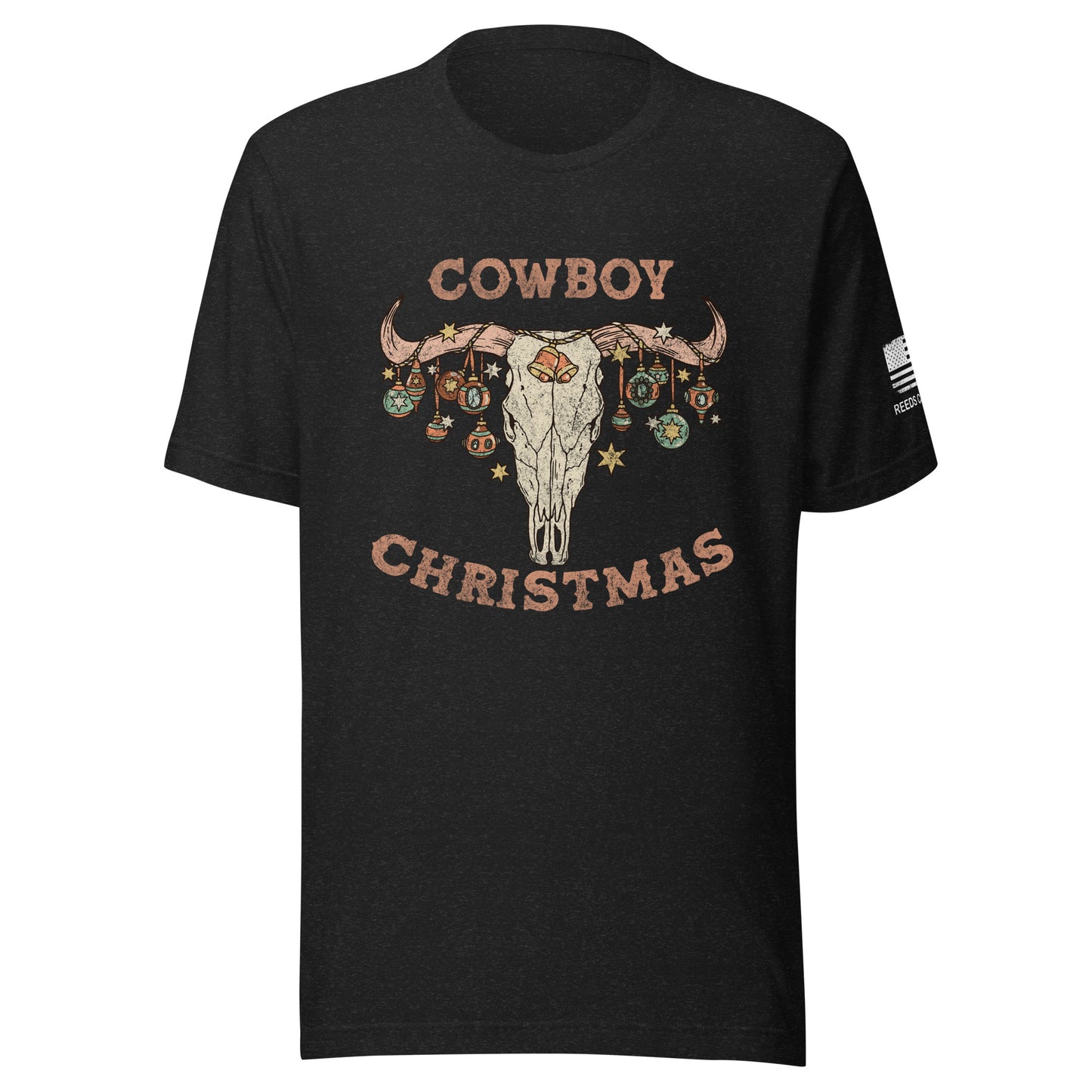 Cowboy Christmas short sleeve t-shirt
