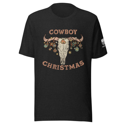 Cowboy Christmas short sleeve t-shirt