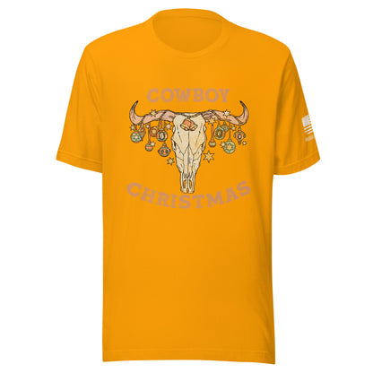 Cowboy Christmas short sleeve t-shirt
