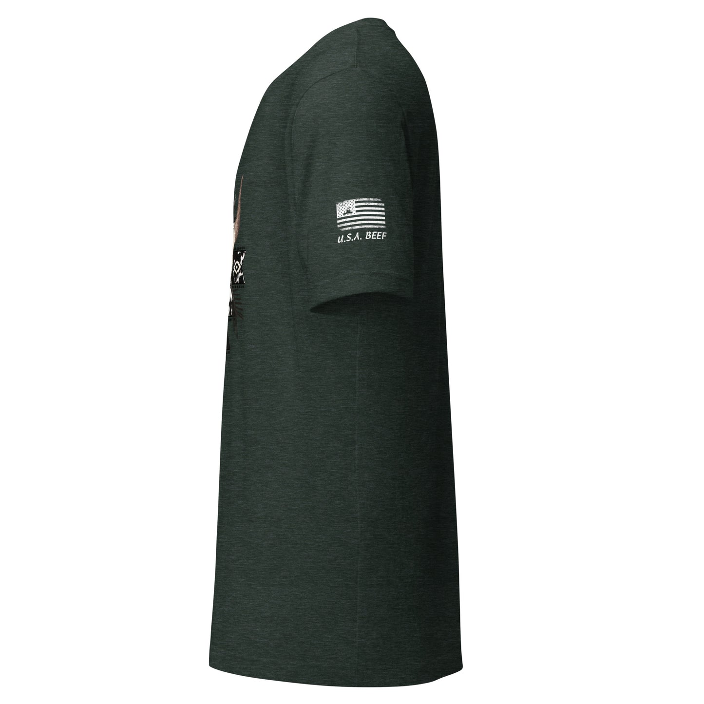 Aztec Neutral Cow Skull Tee