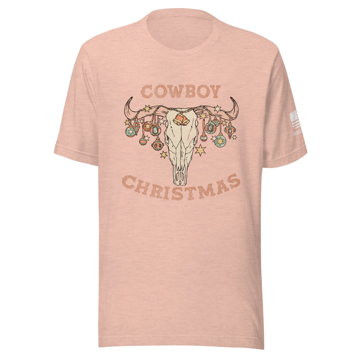 Cowboy Christmas short sleeve t-shirt