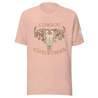 Cowboy Christmas short sleeve t-shirt