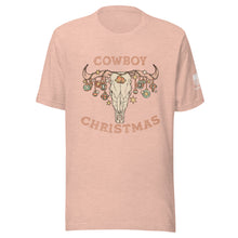 Load image into Gallery viewer, Cowboy Christmas short sleeve t-shirt
