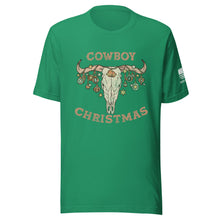 Load image into Gallery viewer, Cowboy Christmas short sleeve t-shirt
